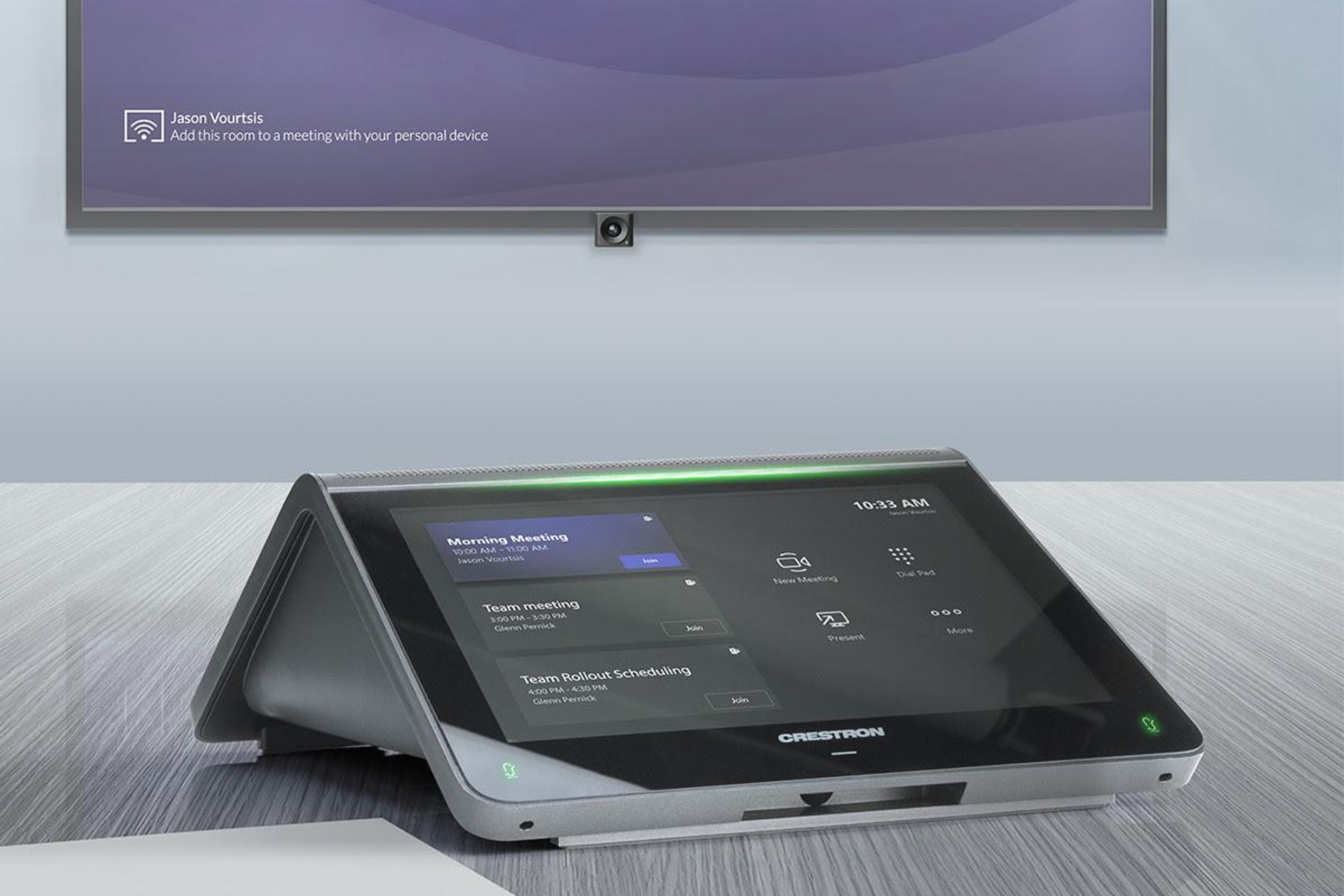 Crestron Launches WorkFromAnywhere Tabletop Conferencing System